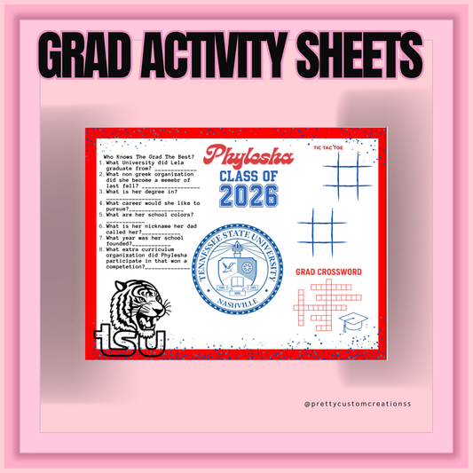 Grad Activity Sheet